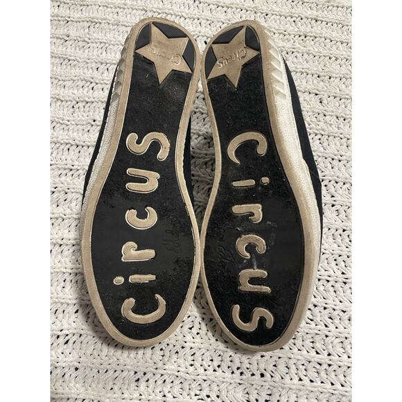 Sam Edelman Circus Slip On Sneakers Charlie 20 Egg 'Scuse Me Womens Sz 9 M Black - Picture 4 of 8